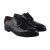 Kiton Kiton Black Leather with Fur Dress Shoes Black 000