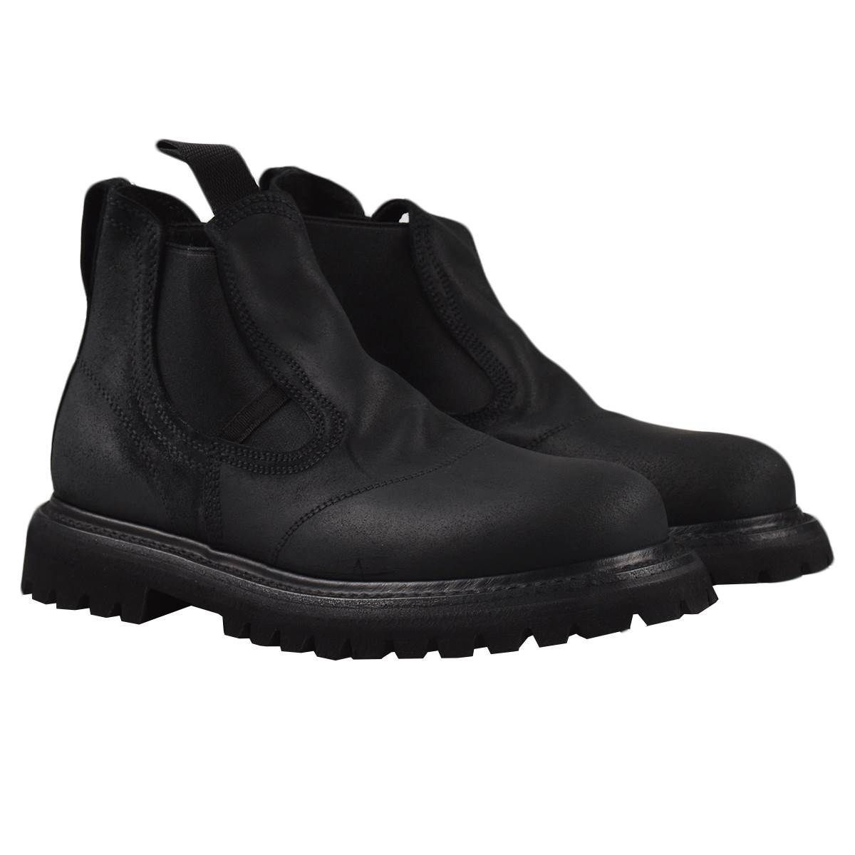 Premiata Beatler leather boots - Black
