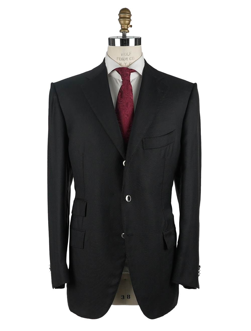 Cesare Attolini Black Cashmere Silk Blazer