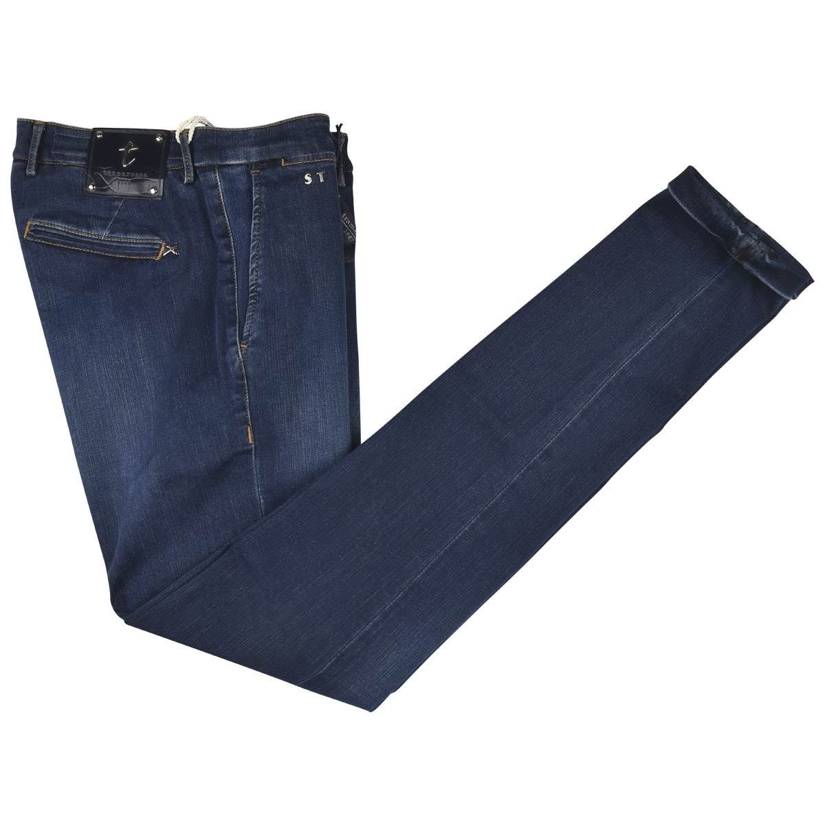 Tramarossa Blue Cotton Pl Ea Jeans
