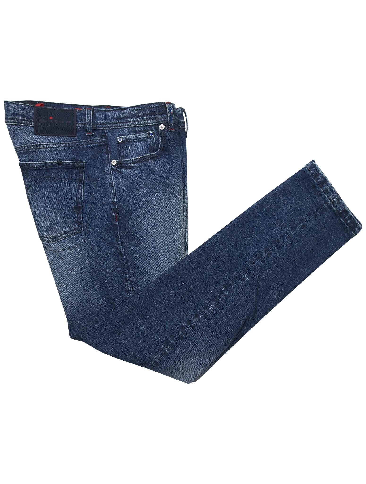 Pants KITON Men color Denim