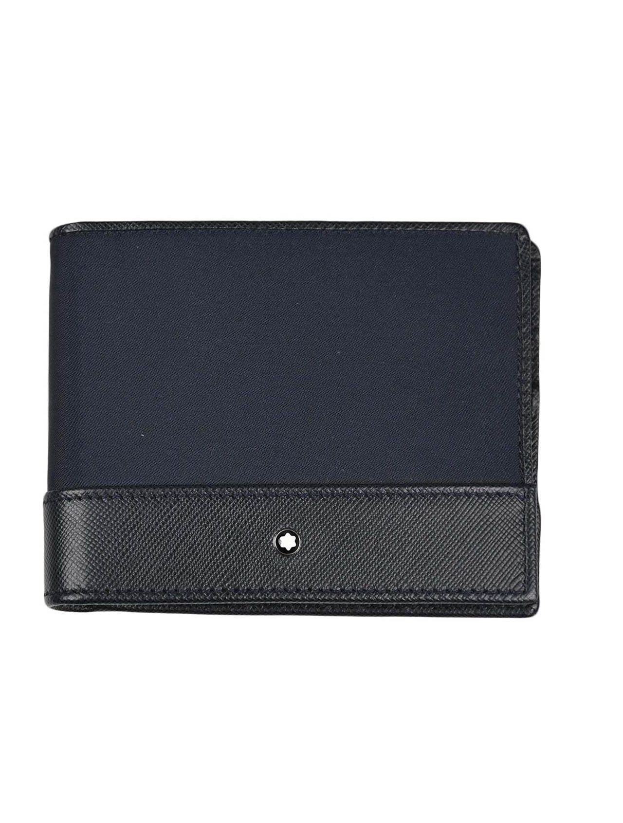 Montblanc Sartorial Wallet 6cc Blue at CareOfCarl.com