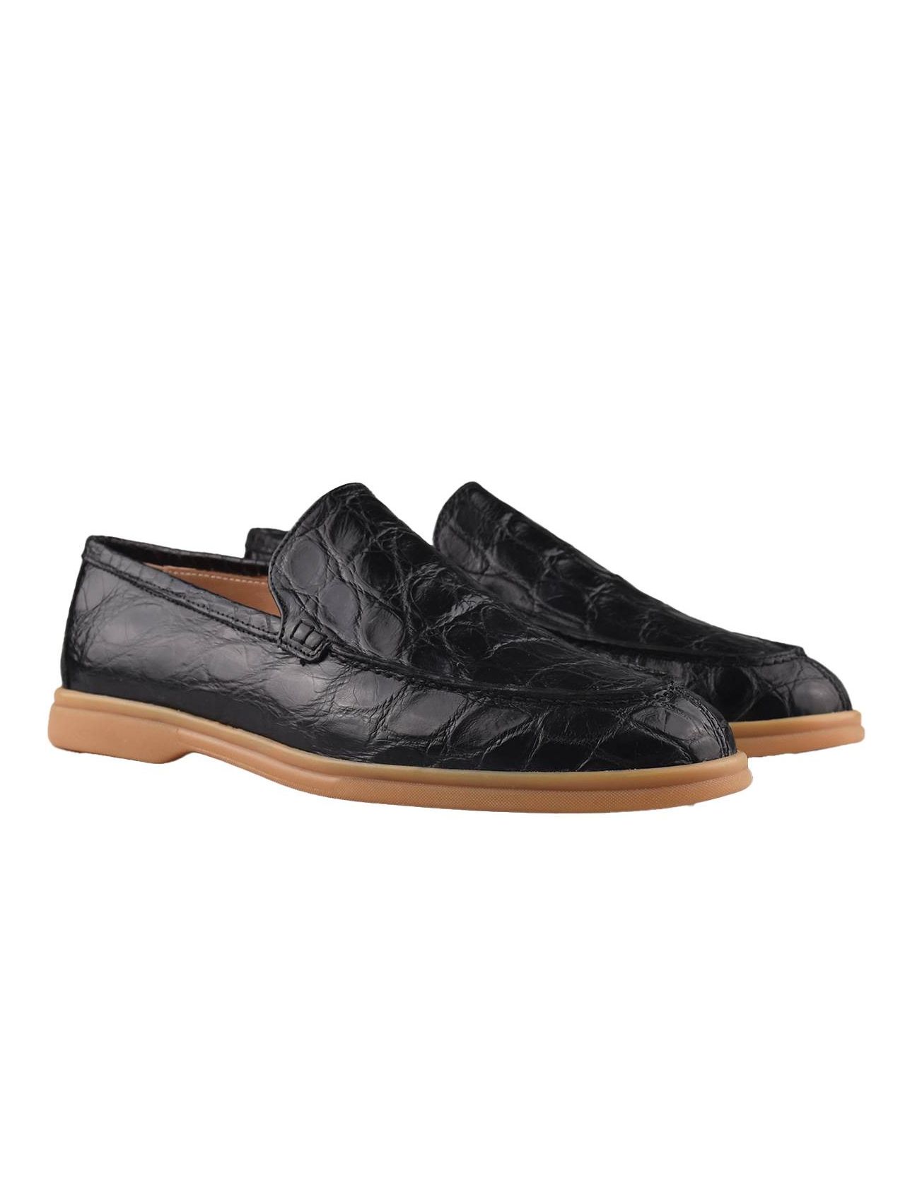 Loewe crocodile effect online loafers