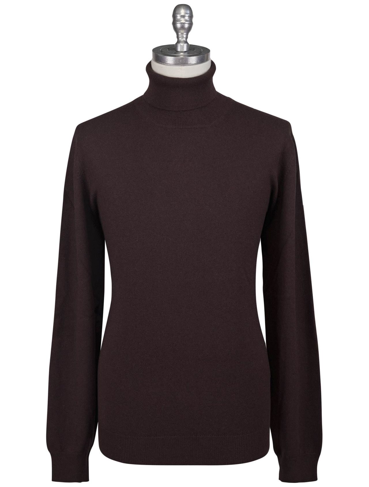 Gran Sasso Burgundy Virgin Wool Viscose Cashmere Sweater