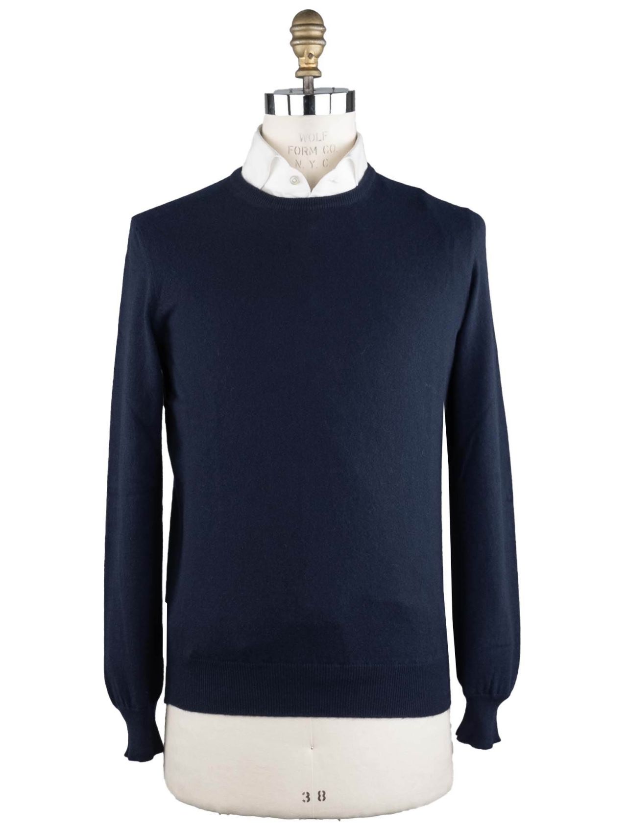 Gran Sasso Blue Cashmere Sweater Crewneck | IsuiT