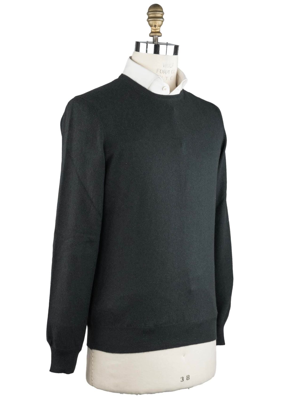Plain black crew neck sweater shop