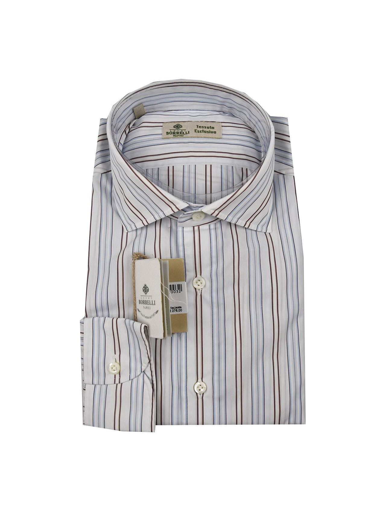 LUIGI BORRELLI Multicolor Cotton Shirt main product photo
