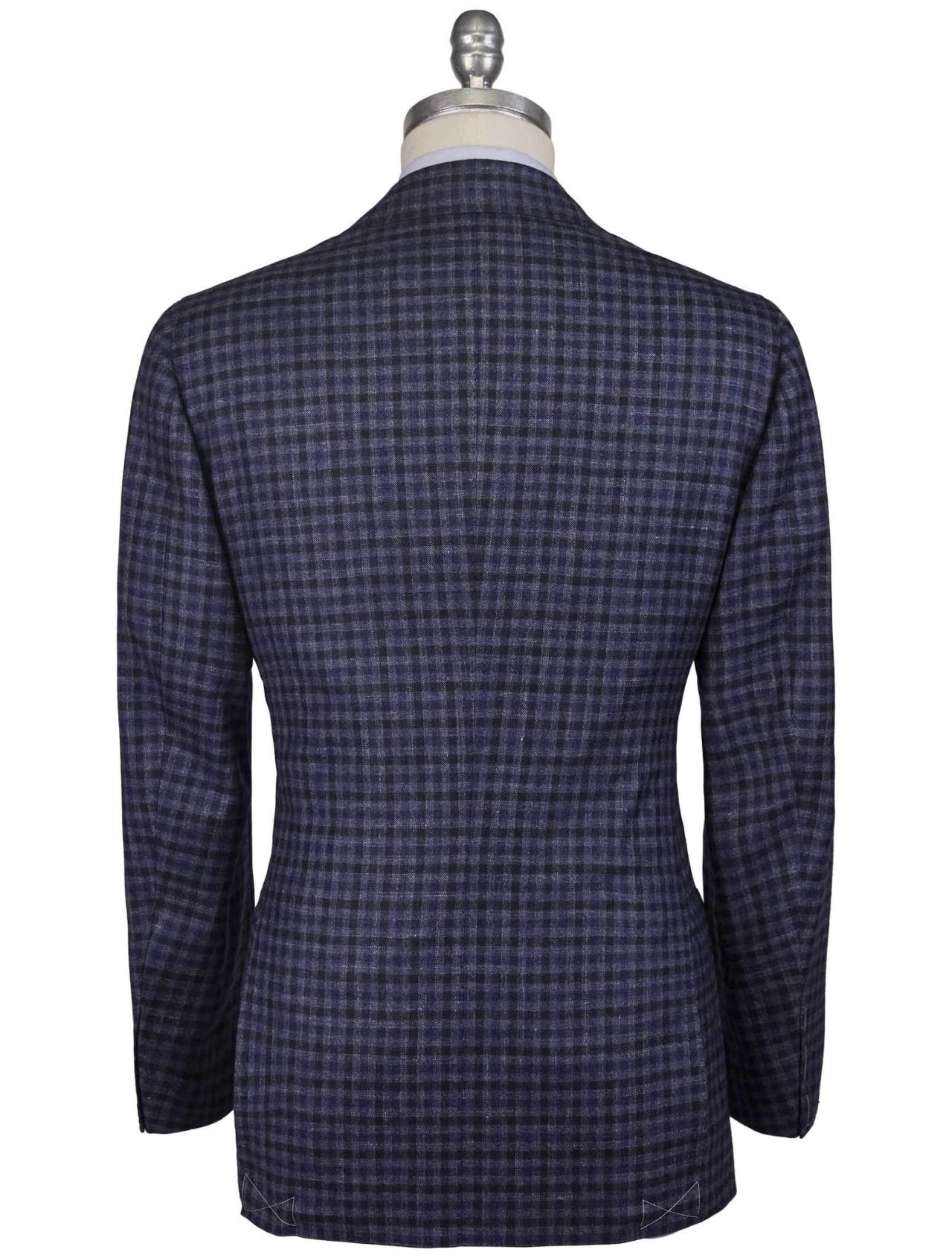 Cesare Attolini Blue Gray Wool Silk Linen Blazer | IsuiT