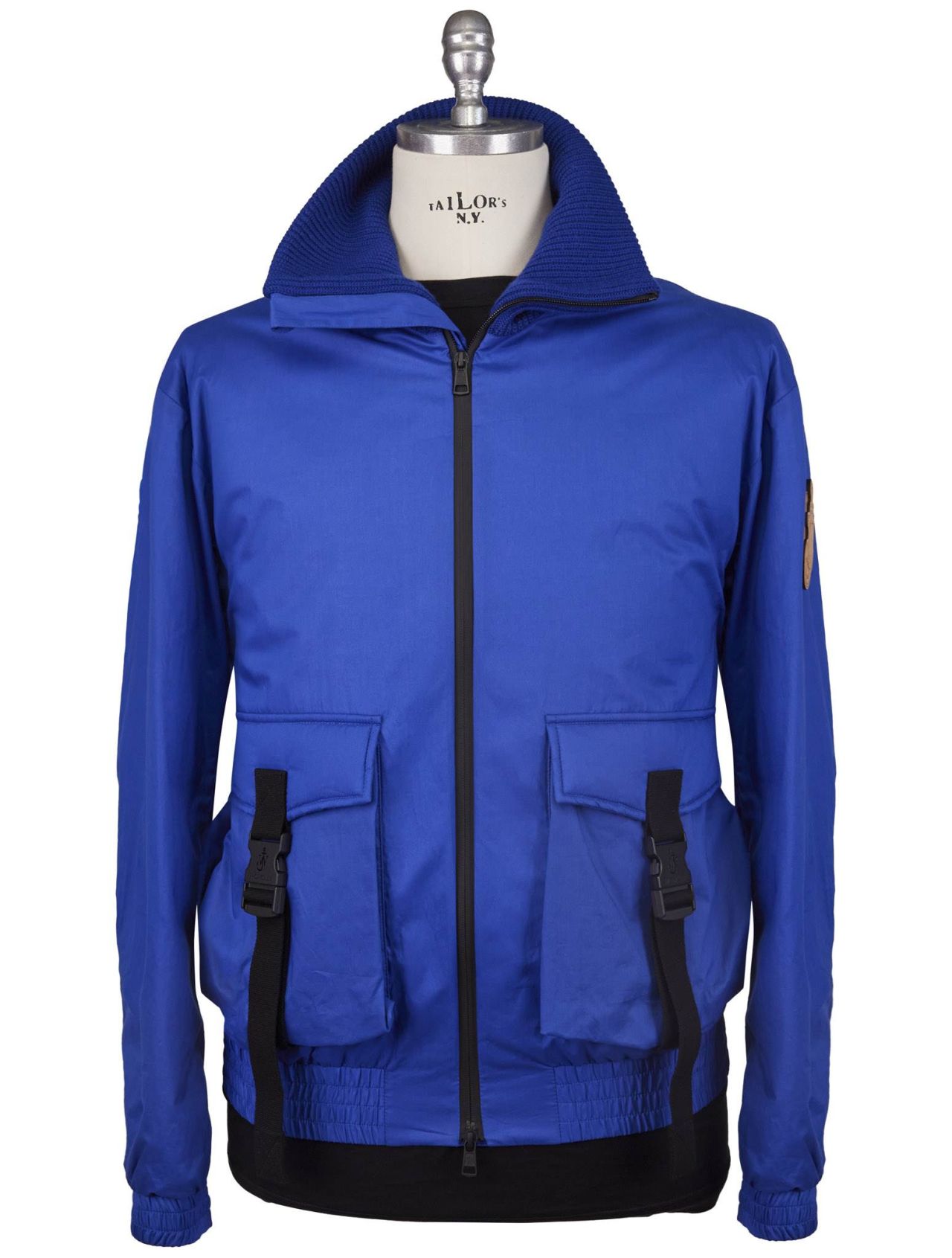 Moncler Genius JW Anderson Skiddaw Blue Cotton Coat