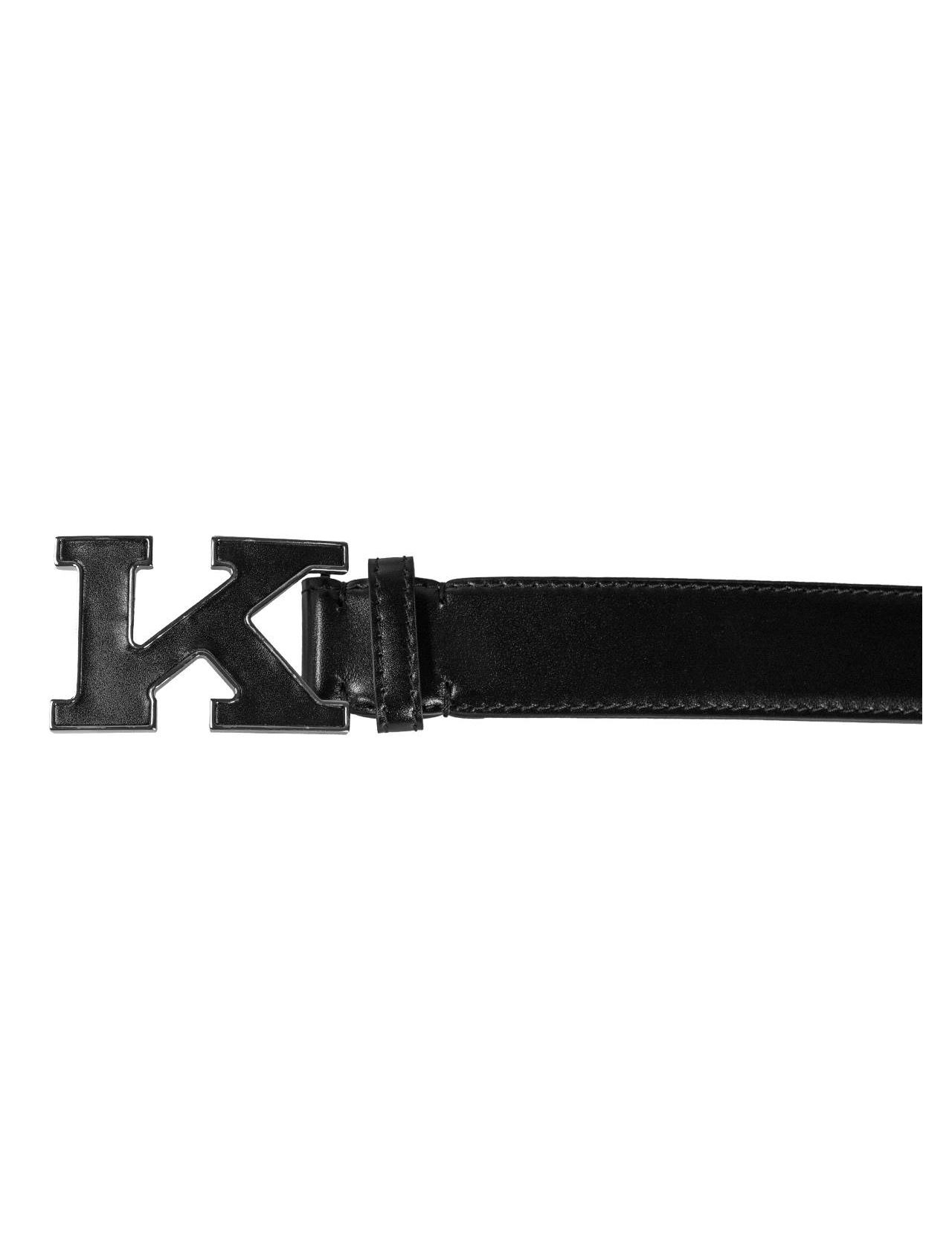 Kiton Belt Brown K Buckle - Narrow Leather Men Belt 95 / 38 Sale