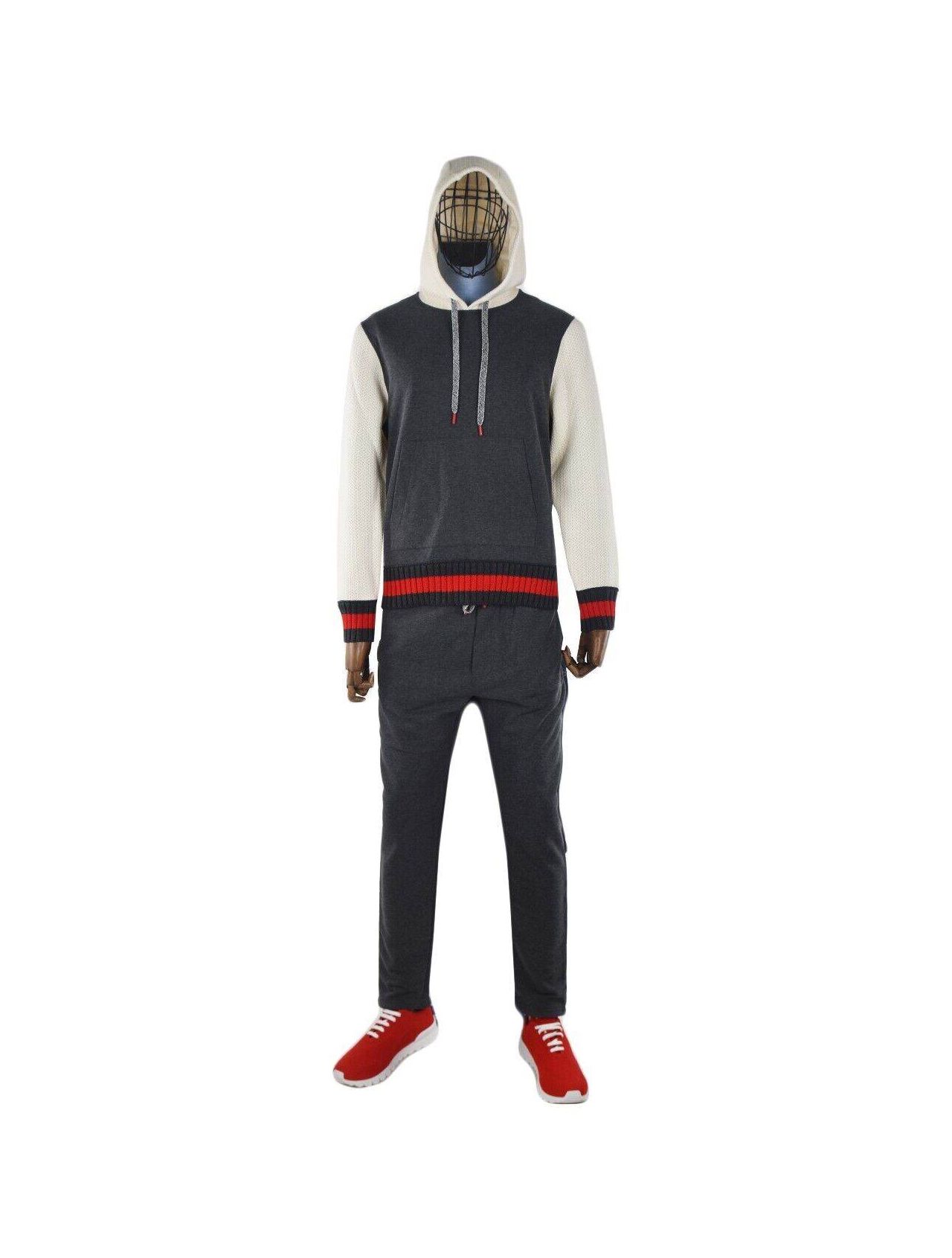 KITON Gray White Tracksuit main product photo