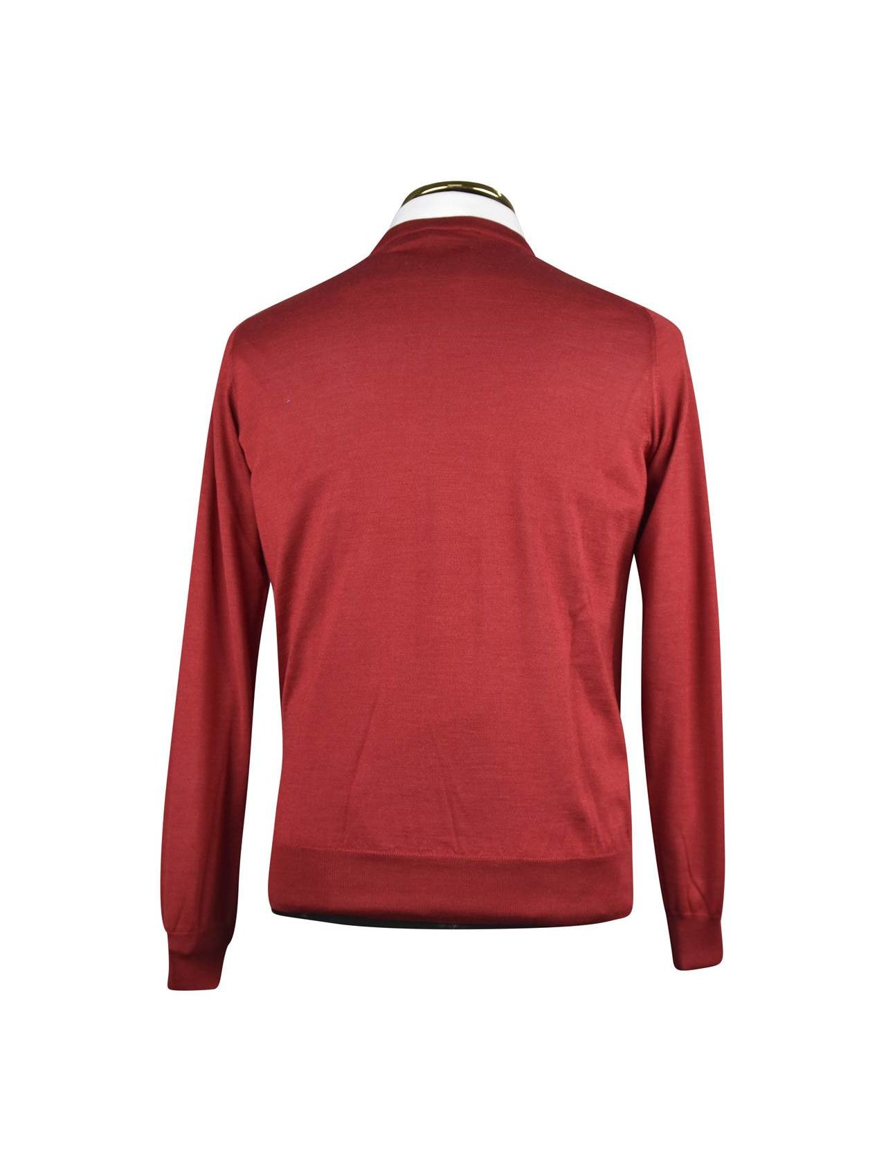 Red hot sale silk sweater