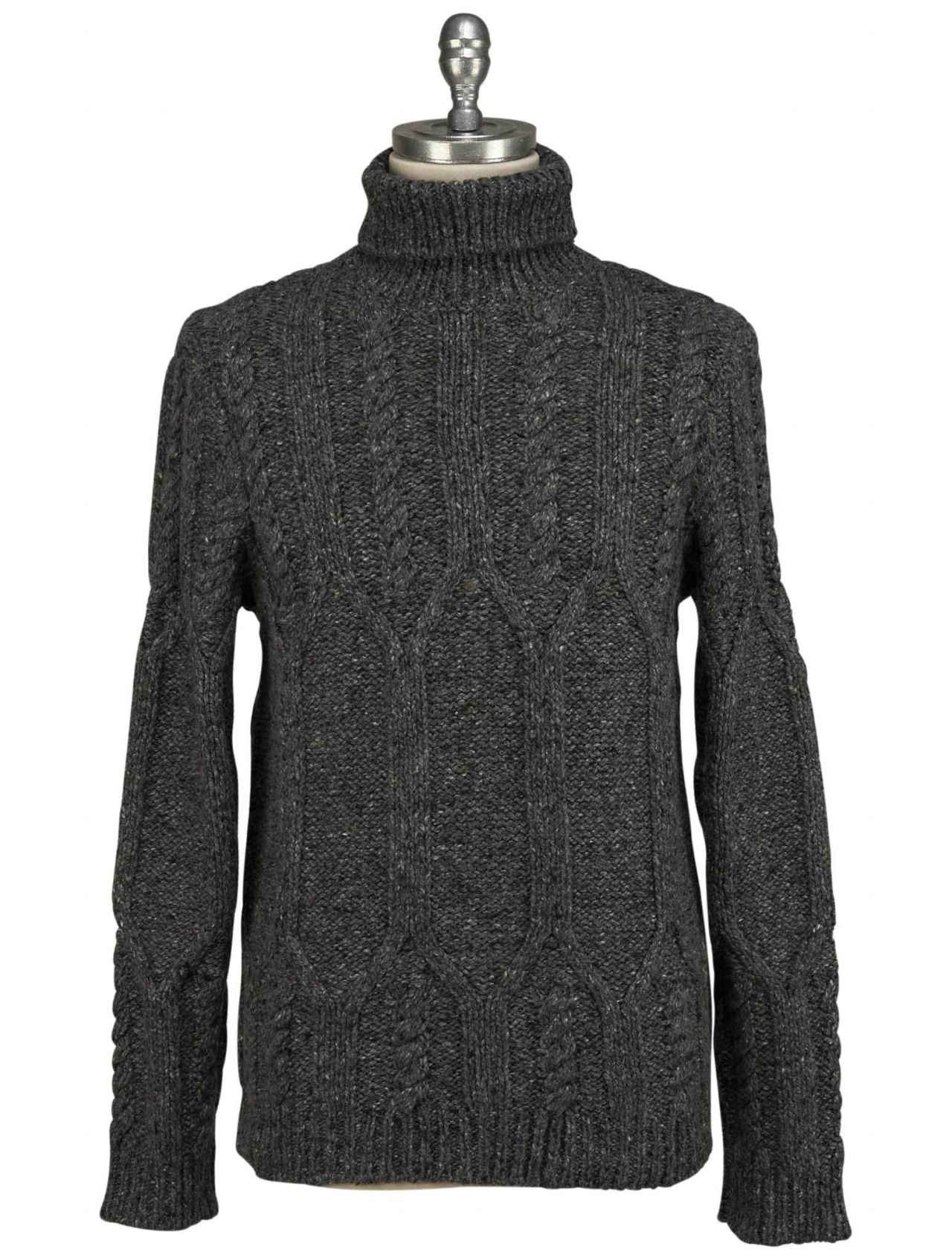 Isaia Gray Cashmere Sweater Turtleneck | IsuiT