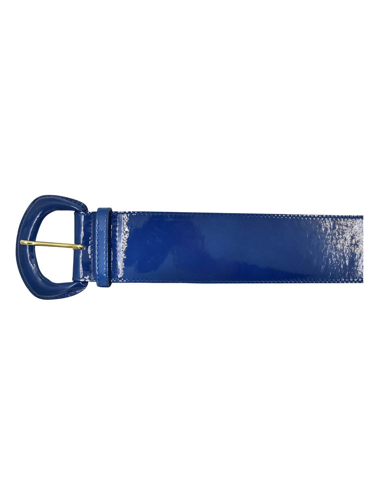 KITON Blue Leather Calfskin Woman Belt