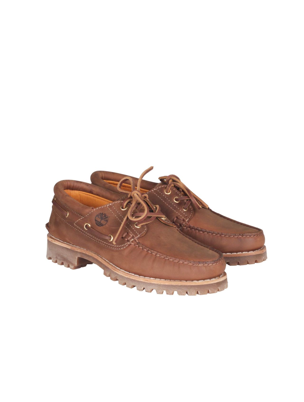 TIMBERLAND Brown Leather Boat Shoes 3 Eye | IsuiT