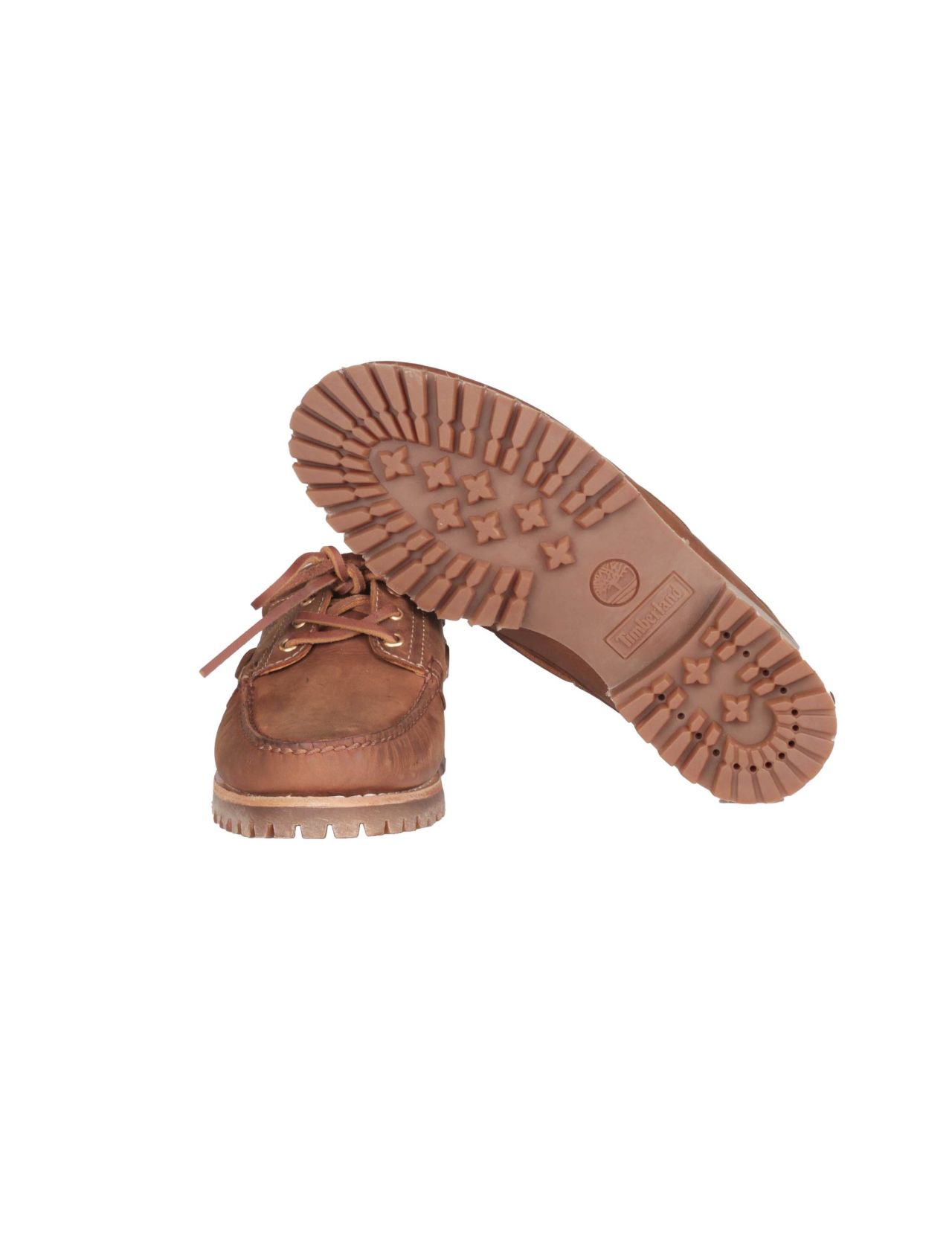 TIMBERLAND Brown Leather Boat Shoes 3 Eye | IsuiT