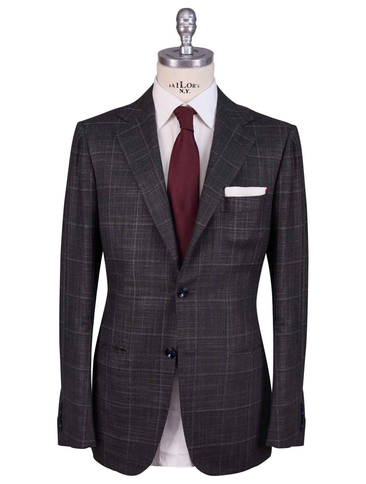 Kiton Gray Cashmere Silk Suit | IsuiT