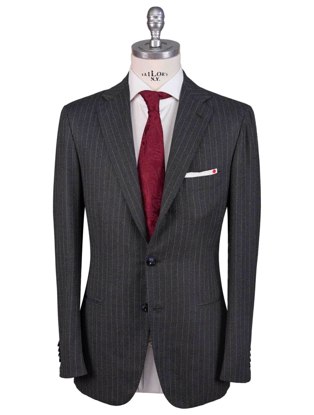 Kiton Gray Virgin Wool 14 Micron Suit | IsuiT