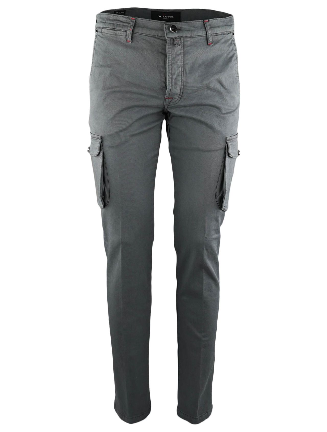 Kiton Gray Cotton Ea Cargo Pants | IsuiT