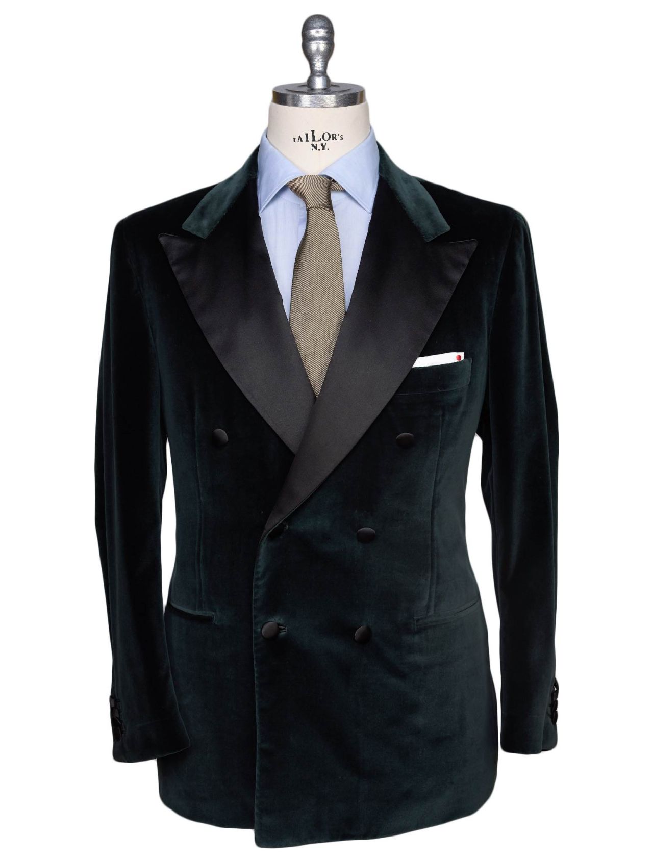 Double breasted hot sale smoking jacket