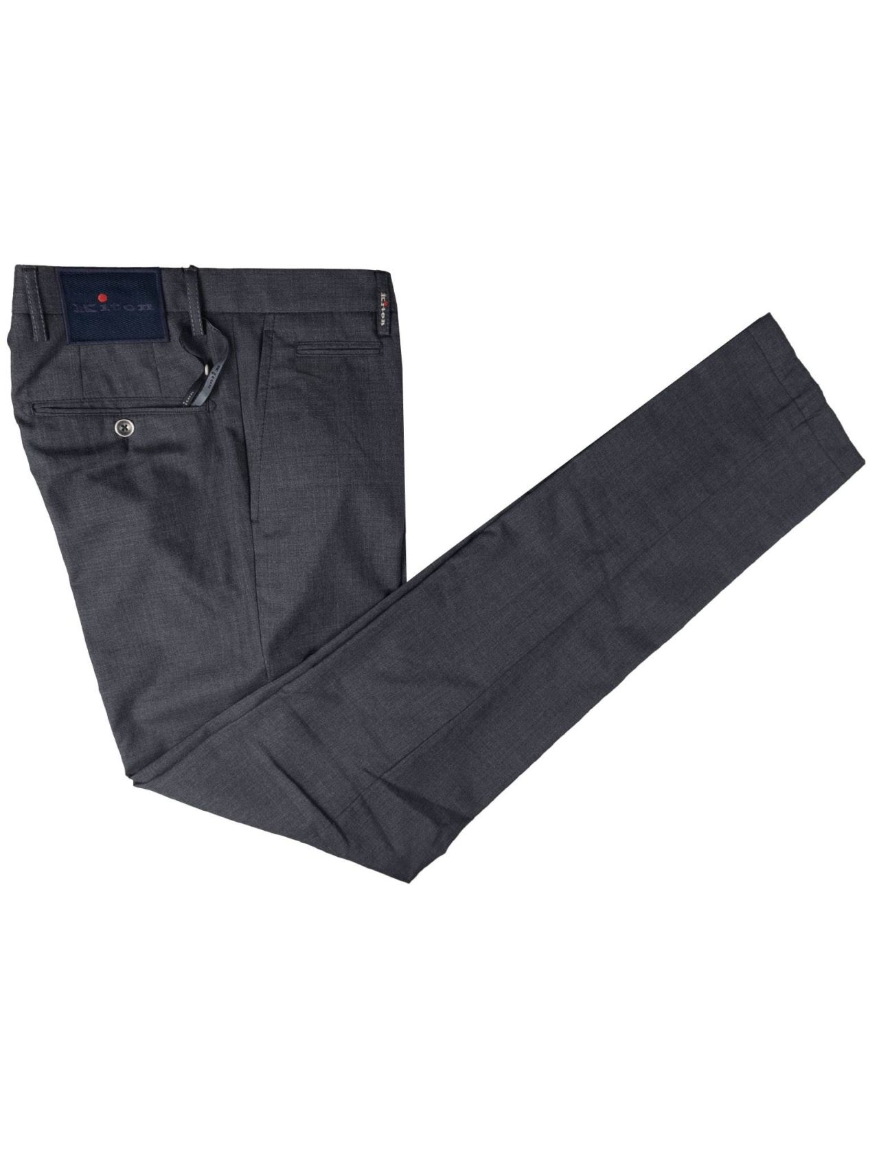 Kiton Gray Wool Dress Pants IsuiT