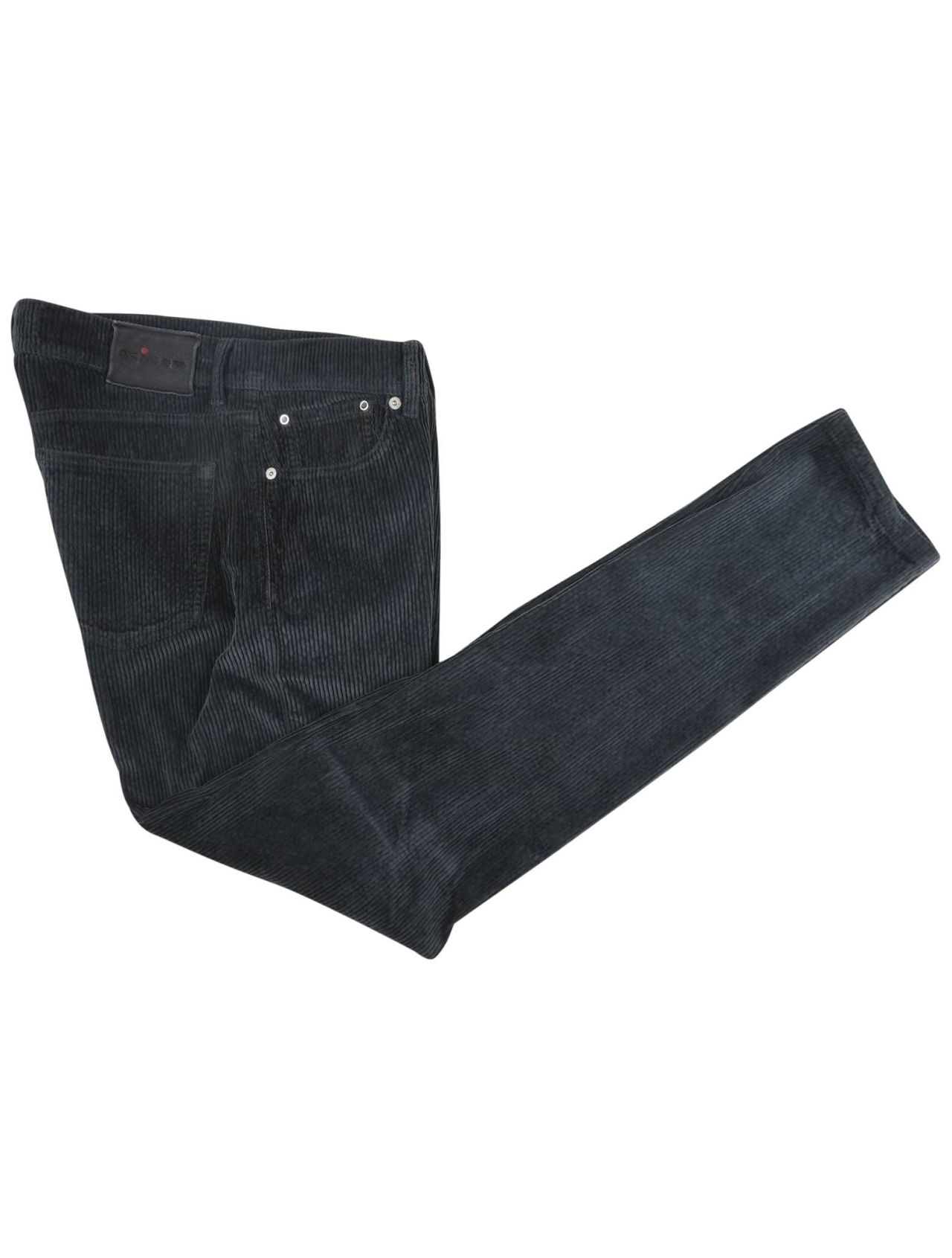 Kiton Black Cotton Velvet Jeans IsuiT