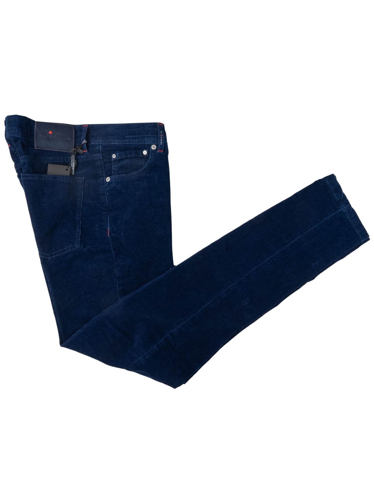 Kiton Blue Cotton Cashmere Ea Velvet Jeans IsuiT