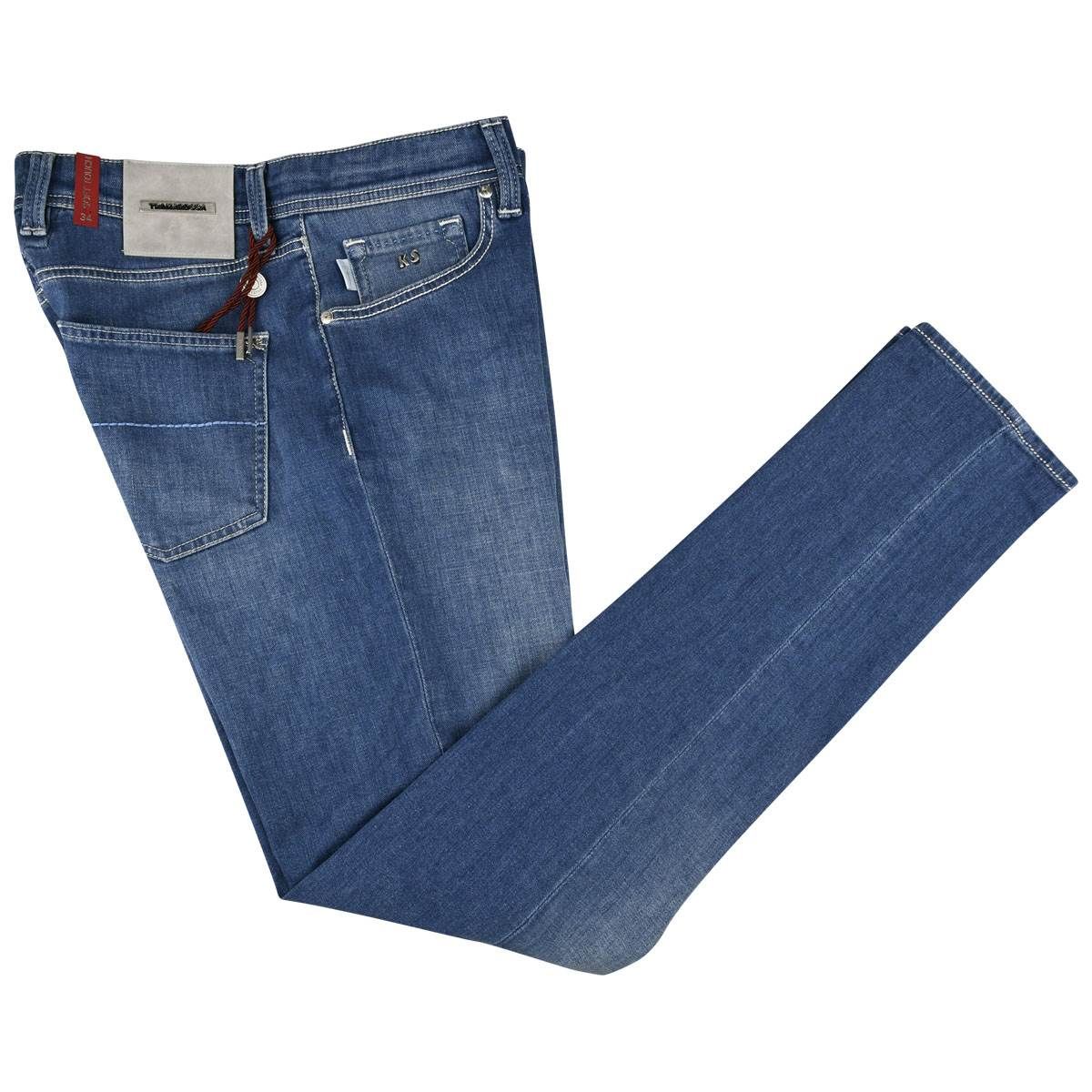 Sartoria Tramarossa Blue Cotton T400 Ea Jeans | IsuiT