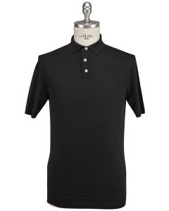 Luigi Borrelli Luigi Borrelli Black Cotton Polo Black 000