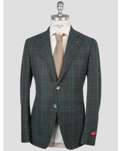 Isaia Isaia Green Cashmere Vicuna Argentina Blazer Green 000