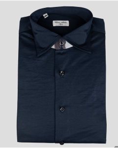 Cesare Attolini Cesare Attolini Dark Blue Cotton Shirt Dark Blue 000