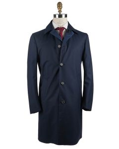 Cesare Attolini Cesare Attolini Blue Cashmere Trench Coat Blue 000