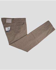 Barba Napoli Barba Napoli Brown Cotton Lycra Jeans Brown 000