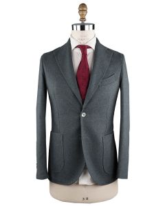 FeFè Napoli Fefè Gray Wool Pl Blazer Gray 000