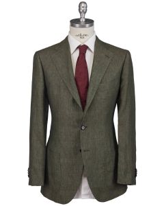 Cesare Attolini Cesare Attolini Green Linen Blazer Green 000