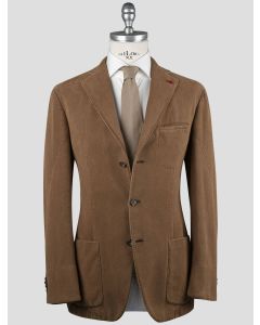 Isaia Isaia Brown Cotton Blazer Brown 000