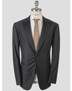 Isaia Isaia Black Wool 130's Tuxedo Suit Black 000