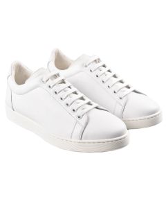 Kiton KITON White Crocodile Calfskin Shoes White 001