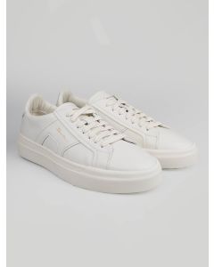 Santoni Santoni White Leather Sneakers White 000