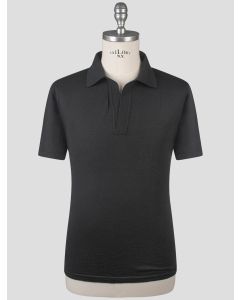 Isaia Isaia Black Cashmere Polo Black 000