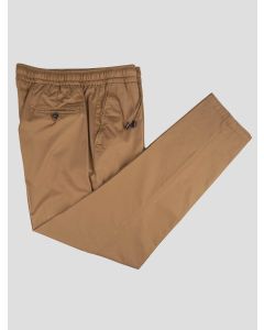 Isaia Isaia Brown Cotton Ea Pants Brown 000