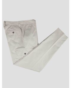 Isaia Isaia Gray Cotton Cargo Pants Gray 000