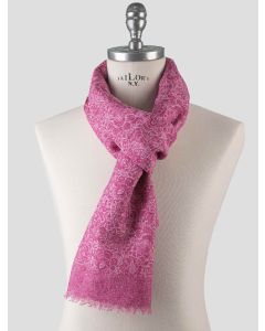 Isaia Isaia Pink Cotton Linen Scarf Pink 000