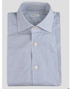 Kiton Kiton Light Blue Cotton Linen Shirt Light Blue 000