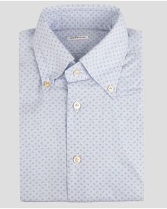 Kiton Kiton Light Blue Cotton Shirt Light Blue 000