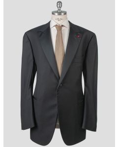 Isaia Isaia Black Wool 150's Tuxedo Suit Black 000