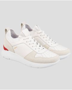 Isaia Isaia White Leather Sneakers White 000