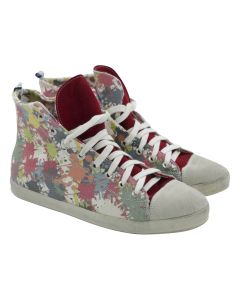 FEFÈ Glamour Pochette Fefé Multicolor Leather Cotton Sneakers Multicolor 000