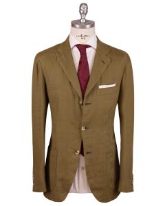 Kiton Kiton Green Linen Suit Green 000