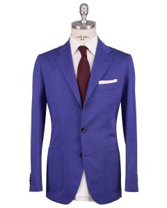 Kiton Kiton Blue Lyocell Viscose Silk Ea Suit Blue 000